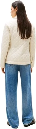 Tommy Hilfiger ▫️ Casaco acolchoado para mulher, em nylon, corte justo, acolchoado, com gola francesa 2