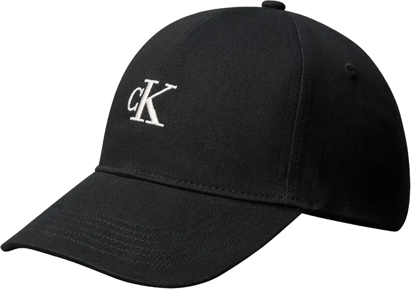 Calvin Klein ▫️ Boné de basebol com bordado monograma Lv04k5024g - Boné para mulher