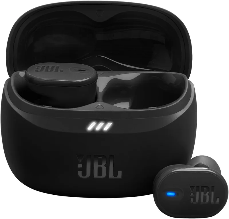 JBL ▫️ Tune Buds 2, Auscultadores com Cancelamento de Ruído, Preto | Bluetooth 5.3, Até 48 horas de autonomia, IP54 resistentes à água e ao pó, design ergonómico