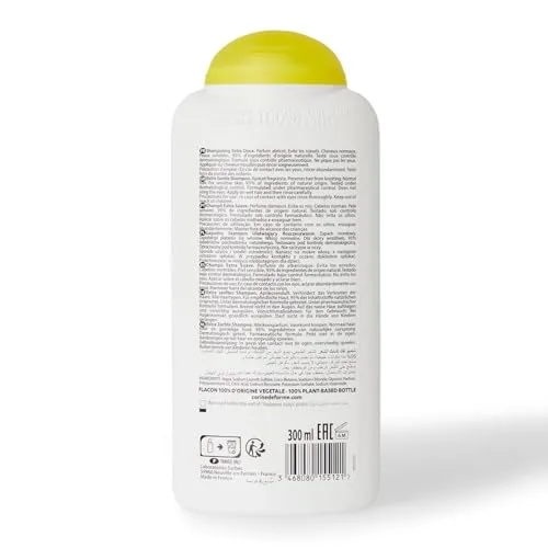 Corine de Farme ▫️ Champô Kids para Crianças 300 ml - Produto Infantil Extra Suave - Aroma a Alperce - Cosmético Natural - França - Peles Sensíveis (Embalagem de 2) 3