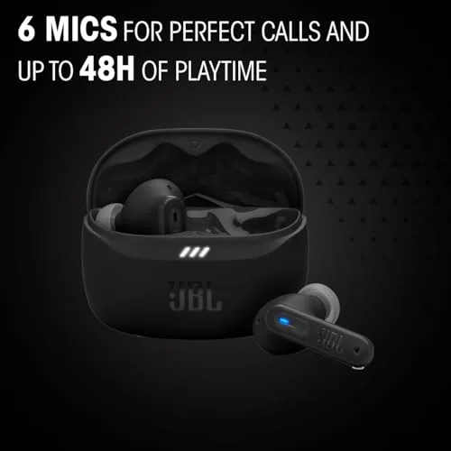 JBL ▫️ Tune Beam 2, Auscultadores com Cancelamento de Ruído, Branco 4