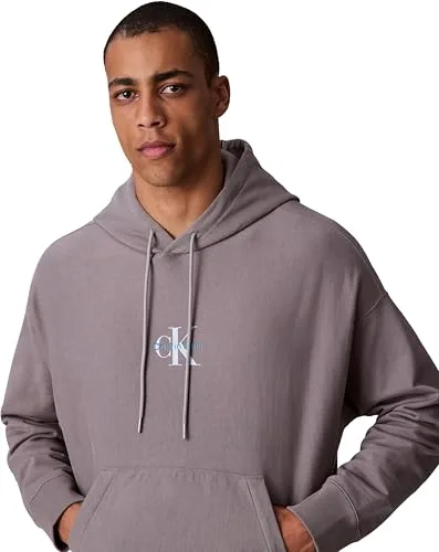 Calvin Klein ▫️ Prmm Trry MCR Mnlg H Lv04rc281g Camisolas para homem, cinzento (Steeple Gray), XL 3