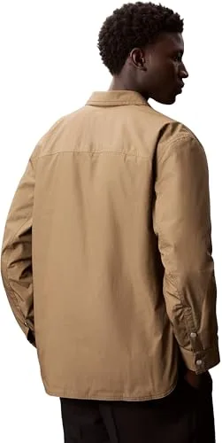 Calvin Klein ▫️ Camisa sobrevestida para homem, com enchimento de algodão e botões de pressão 2