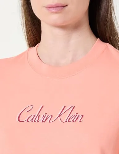 Calvin Klein ▫️ Camiseta de manga curta para mulher Classic Logo tee em algodão 2