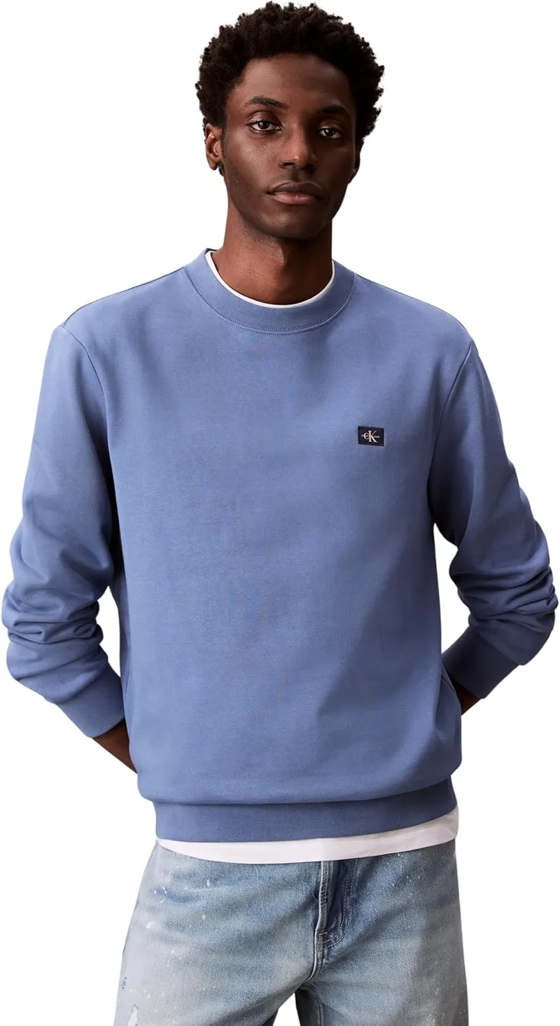Calvin Klein ▫️ 400 g/m² Trry Bdg Crwn Lv04rc273g Camisolas de moletão para homem