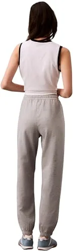 Calvin Klein ▫️ Calças de fato de treino para mulher Monologo em French Terry com cintura elástica 2