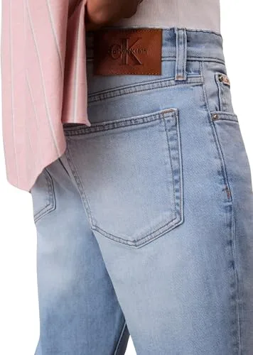 Calvin Klein ▫️ Slim Lt WT Zander Lt Blue Jean Lv04rc757g - Calças de ganga para homem 3
