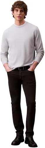 Calvin Klein ▫️ Calças de ganga para homem Essential Black Slim Fit 5