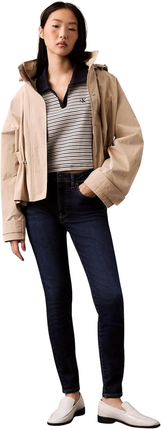 Calvin Klein ▫️ Women's Skinny Blue Orbit Mid-rise Skinny Jeans