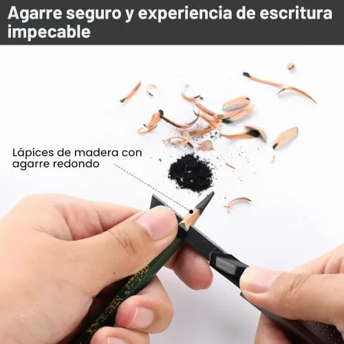 MARCO ▫️ Conjunto de lápis para esboços e desenhos, 25 peças, de qualidade superior, adequado para principiantes, artistas, adultos e adolescentes, ideal para esboços detalhados e desenhos diários 5