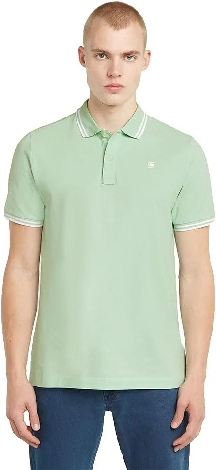 G-STAR ▫️ Dunda Slim Stripe Polo Camisas pólo para homem