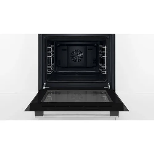 Bosch ▫️ HND611LS62 - Conjunto de cozinha encastrável (60 x 60 cm, ar quente 3D, hidrólise, ecrã LED e placa elétrica NKN645GA2E, zona de grelhados, calor residual, moldura em aço inoxidável) 5