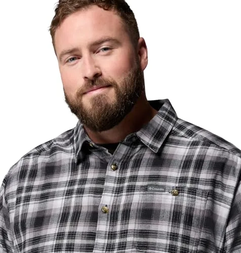 Columbia ▫️ Camisa Cornell Woods de flanela de manga comprida para homem 5