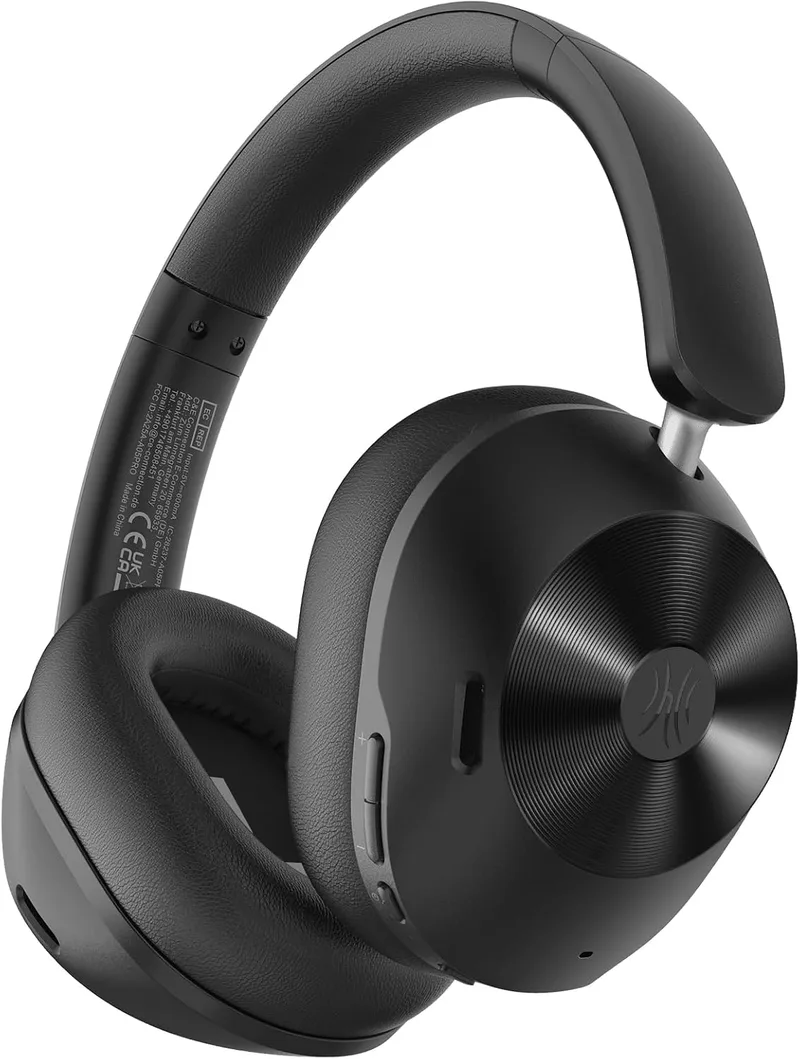 OneOdio ▫️ Focus A5: Auscultadores sem fios com ANC híbrido, 75 horas de autonomia, LDAC | Bluetooth 5.4, áudio sem fios de alta resolução, chamadas nítidas, carregamento rápido, ideais para viagens, casa e escritório