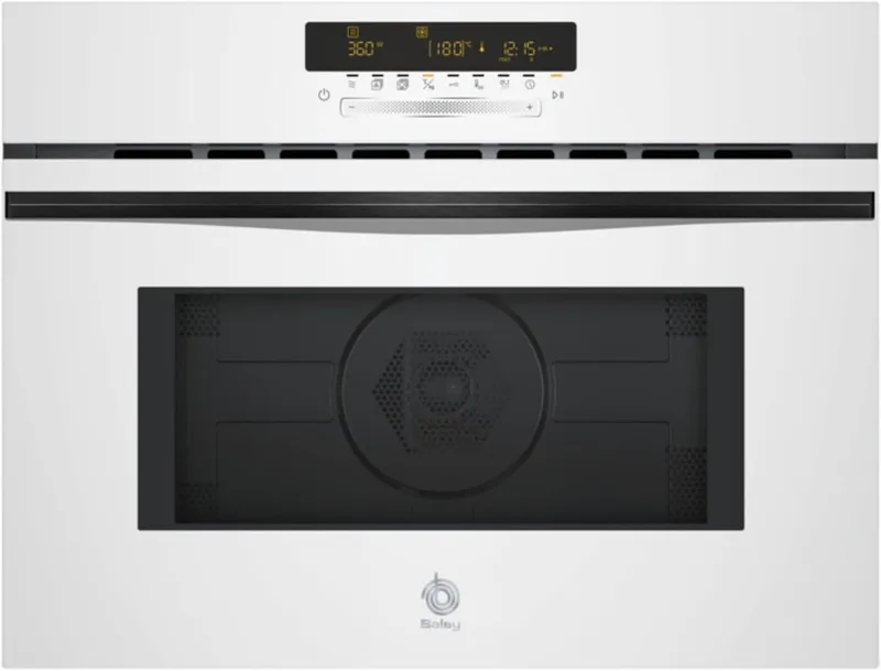 Balay ▫️ Micro-ondas multifunções com forno, 45 cm de altura, branco, 3CW5179B3 | Dois em um: a rapidez do micro-ondas e os resultados do forno.