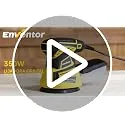 Enventor ▫️ Lixadeira de madeira 350 W, 6 velocidades, 125 mm, lixa n.º 20, 13 000 RPM 7