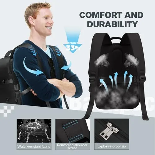 Yankony ▫️ Mochila de viagem para cabine de avião 40x20x25 para a Ryanair, 20 L 5