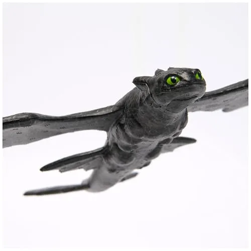 Dreamworks Dragons ▫️ Figura do Dragão Desdentado voador do filme «Como Treinar o Teu Dragão», com asas estendidas de 38 cm, desliza no ar até 762 cm, 6072659, brinquedos para crianças a partir dos 4 anos, presente para crianças a partir dos 4 anos 3