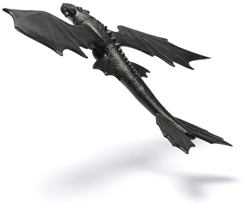 Dreamworks Dragons ▫️ Figura do Dragão Desdentado voador do filme «Como Treinar o Teu Dragão», com asas estendidas de 38 cm, desliza no ar até 762 cm, 6072659, brinquedos para crianças a partir dos 4 anos, presente para crianças a partir dos 4 anos 5