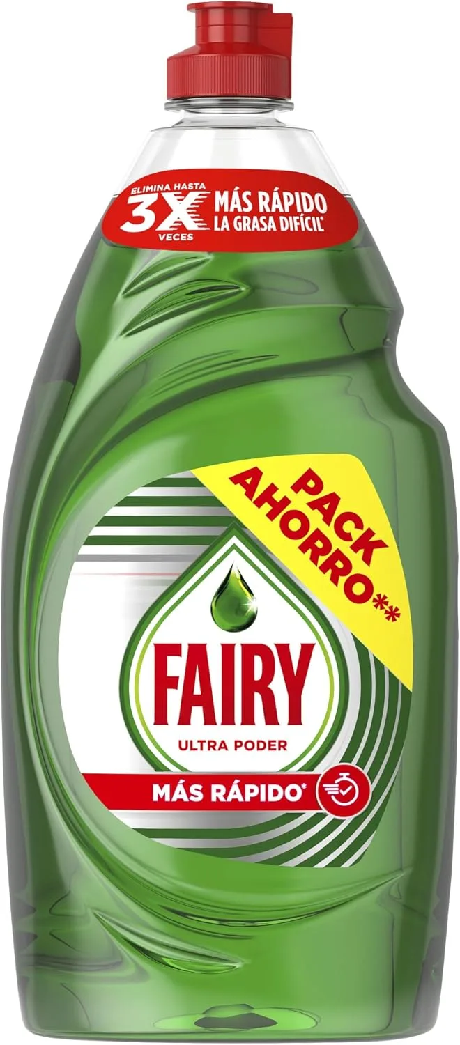 FAIRY ▫️ Ultra Poder Original Líquido para a Máquina de Lavar Louça 900 ml | Fórmula eficaz que deixa a louça a brilhar, impressionante poder desengordurante