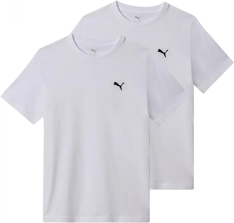 PUMA ▫️ ESS Logo tee Multipack M Camisolas unissexo para adulto