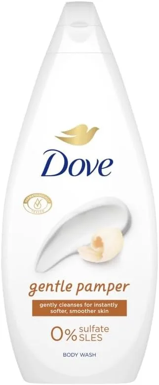 Dove ▫️ Gel de banho Cuidado Envolvente: limpeza suave para uma pele macia, 720 ml