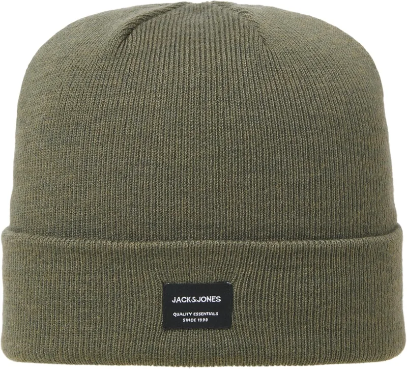 JACK & JONES ▫️ Jacdna Beanie Noos - Chapéu de malha para homem