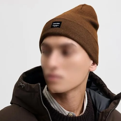 JACK & JONES ▫️ Jacdna Beanie Noos - Gorro de malha para homem 2