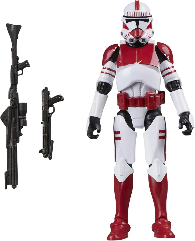 Star Wars ▫️ Coleção Vintage, Soldado de Choque Imperial, A Guerra dos Clones, Figura de 9,5 cm