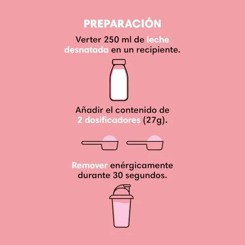 Bicentury ▫️ Batido Completo Substituto de Refeição, Sabor a Morango, Rico em Proteínas, Baixo em Gorduras, Um batido equivale a uma refeição completa, 436 g, 16 porções 5