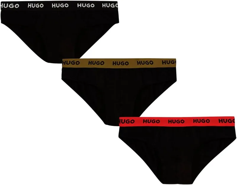 Hugo Men's Hipbrief Tripletpack 10268005 Letter
