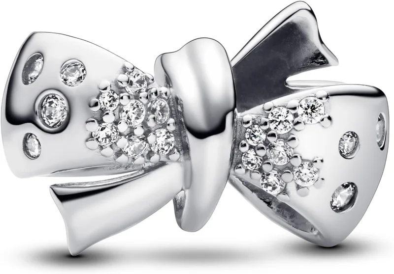 PANDORA ▫️ Pingente em prata esterlina com zircónia cúbica transparente 793442C01