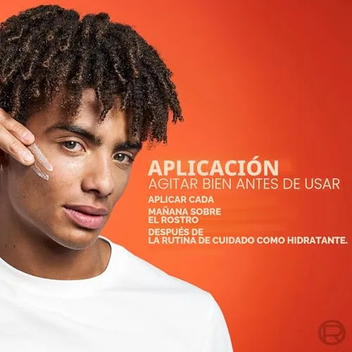 L'Oreal Paris Men Expert ▫️ L'Oréal Men Expert Protetor solar UV FPS 50 para homem, líquido invisível para o rosto contra os raios solares, protetor solar FPS 50+ antienvelhecimento com vitamina C, Hydra Energy, 1 x 5