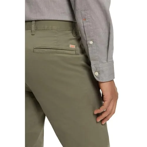 BOSS ▫️ HUGO Calças Chinos Casual de corte justo - Calças de homem 5