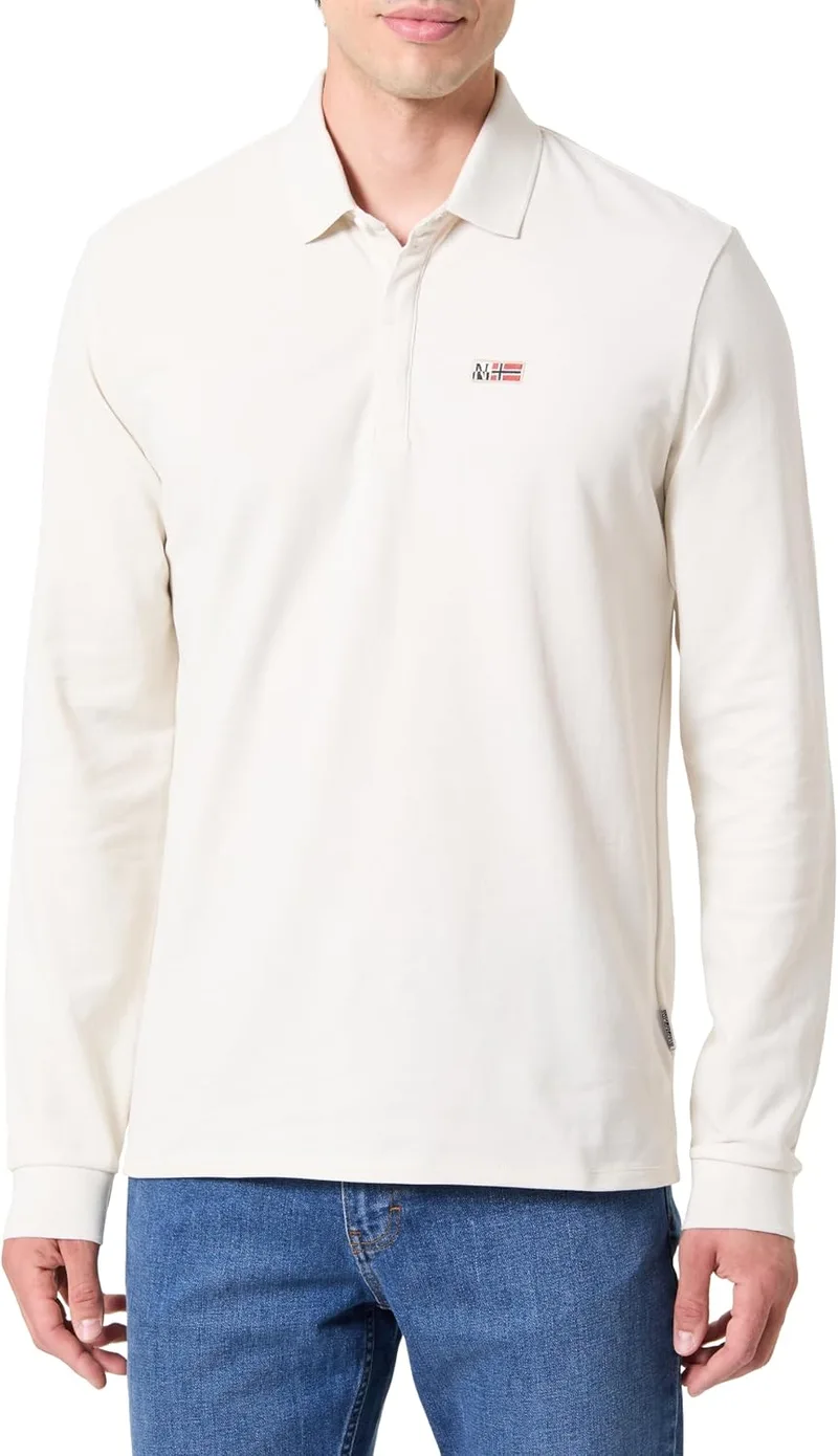 Napapijri ▫️ Polo de manga comprida Evan