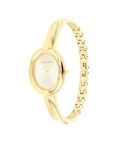Calvin Klein ▫️ Relógio analógico para mulher da coleção Twisted Bezel, com bracelete em aço inoxidável 2