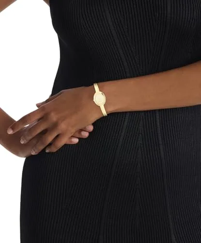 Calvin Klein ▫️ Relógio analógico para mulher da coleção Twisted Bezel, com bracelete em aço inoxidável 4
