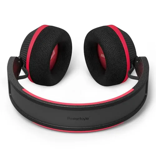 PHILIPS ▫️ TAA6219BK Auscultadores Bluetooth desportivos da Série 6000 com carregamento solar automático, autonomia de 80 horas, ideais para fazer exercício, correr e outros desportos - Preto e Vermelho 2