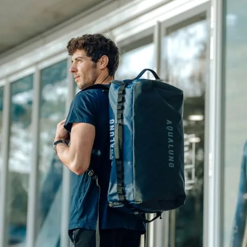 Aqualung ▫️ Explorer, mala de viagem impermeável para mergulho com capacidade de 45 L a 120 L, com compartimentos internos, alça telescópica e rodas robustas, ideal para as tuas aventuras subaquáticas 5