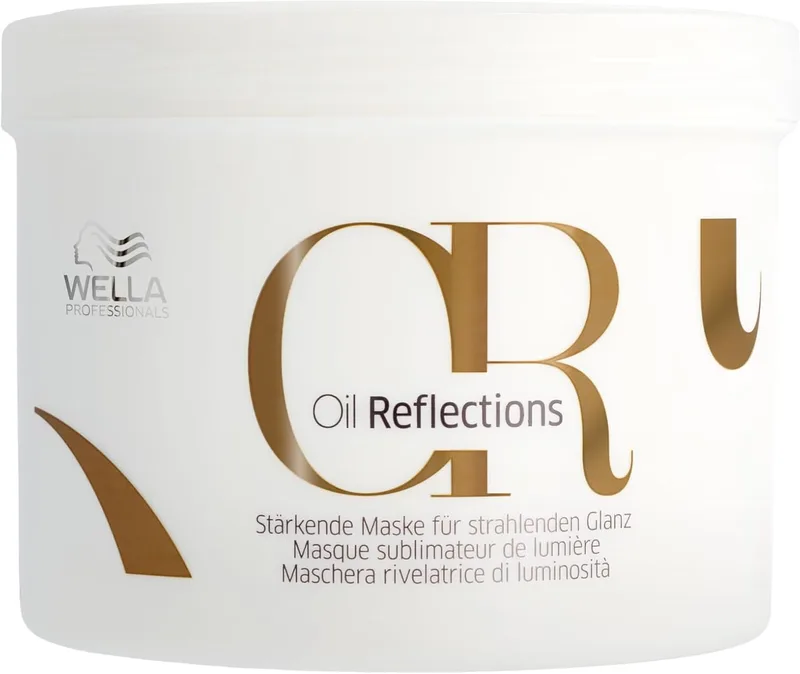 Wella Professionals ▫️ OIL REFLECTIONS Máscara Capilar Luminous Reboost - Nutrição e Suavidade - Para um cabelo luminoso e sedoso, 500 ml