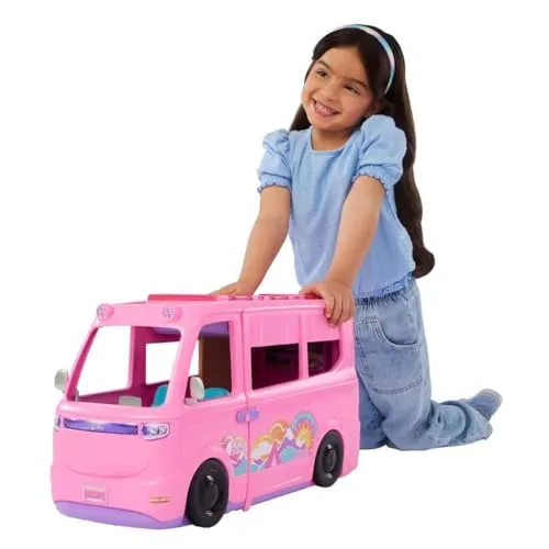 Barbie ▫️ Conjunto de brinquedos Dream Camper com acessórios de campismo 4
