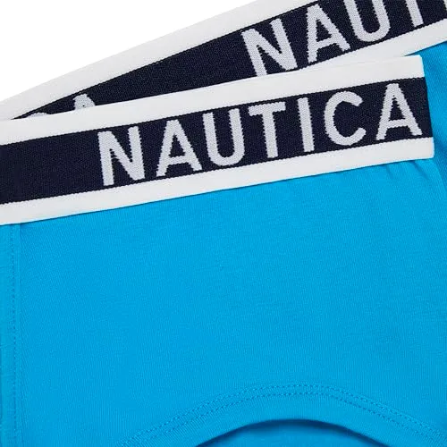 Nautica ▫️ Conjunto de 3 cuecas justas em algodão elástico - Roupa interior masculina (Conjunto de 3) 2