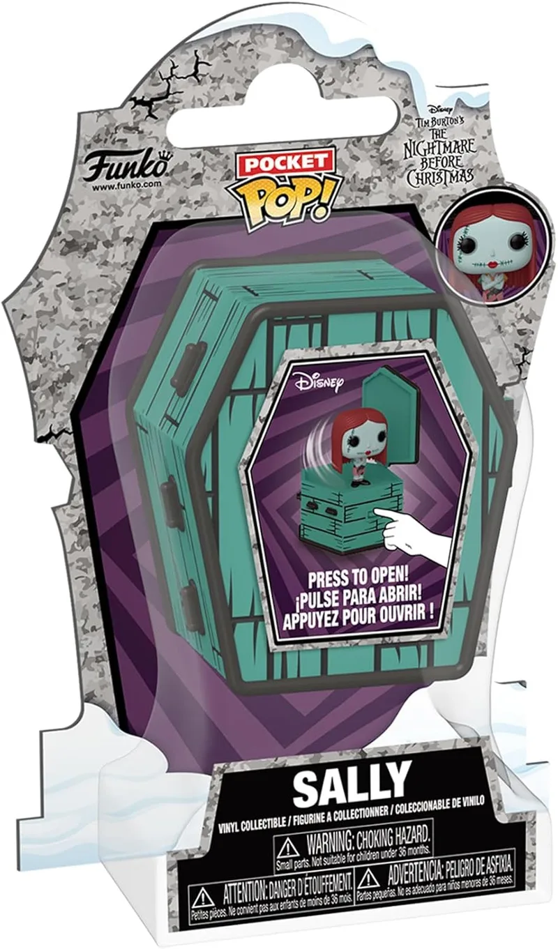 Funko ▫️ Coffin Pop!s - O Pesadelo Antes do Natal - Sally