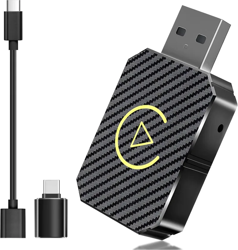 PANDAHAI ▫️ Adaptador CarPlay sem fios USB para iPhone, dongle CarPlay para automóvel compatível com iOS 10+ e mais de 800 modelos fabricados a partir de 2016