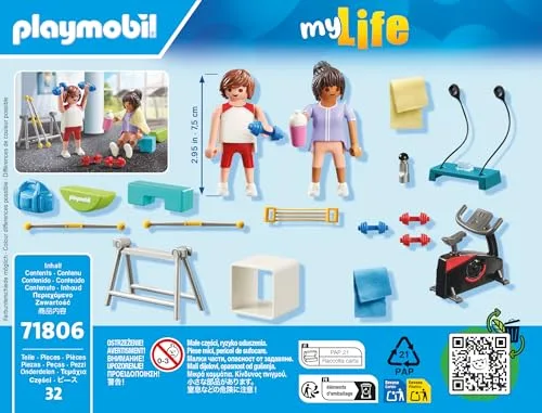 PLAYMOBIL ▫️ Desporto | Treino físico | Brinquedo para meninos e meninas a partir dos 4 anos | 71806 2