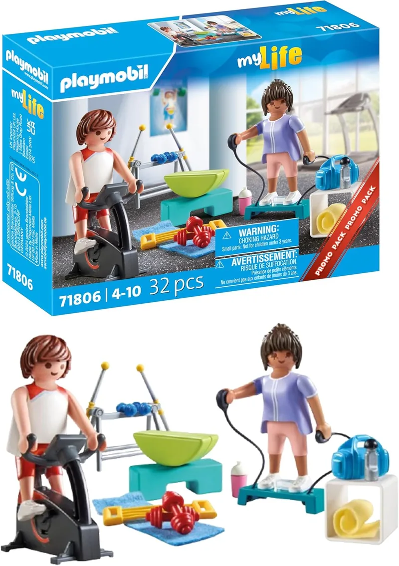 PLAYMOBIL ▫️ Desporto | Treino físico | Brinquedo para meninos e meninas a partir dos 4 anos | 71806