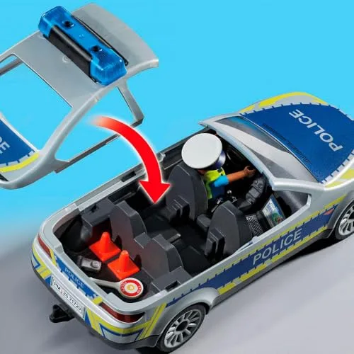 PLAYMOBIL ▫️ Action Heroes | Patrulha Policial | Carro da Polícia | Carro de brincar | Brinquedo para meninos e meninas a partir dos 4 anos | 71729 2