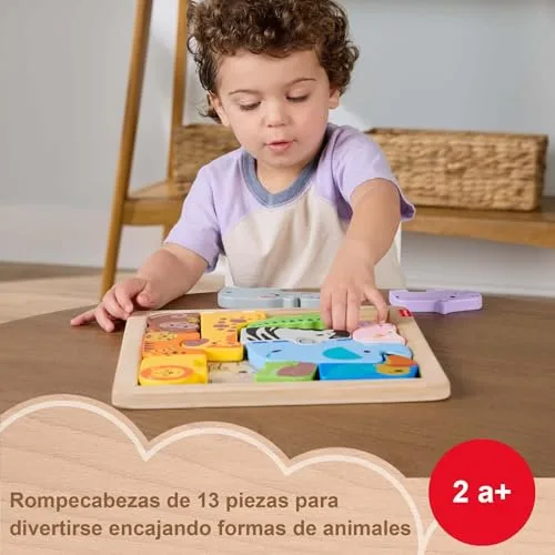 Fisher-Price ▫️ Quebra-cabeças de animais em madeira 2