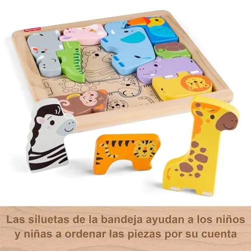 Fisher-Price ▫️ Quebra-cabeças de animais em madeira 5