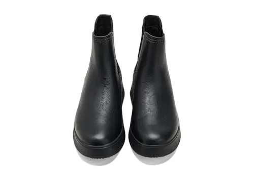 Fitflop ▫️ F-mode Stitch Warm: Botas Chelsea em pele envelhecida para mulher 3